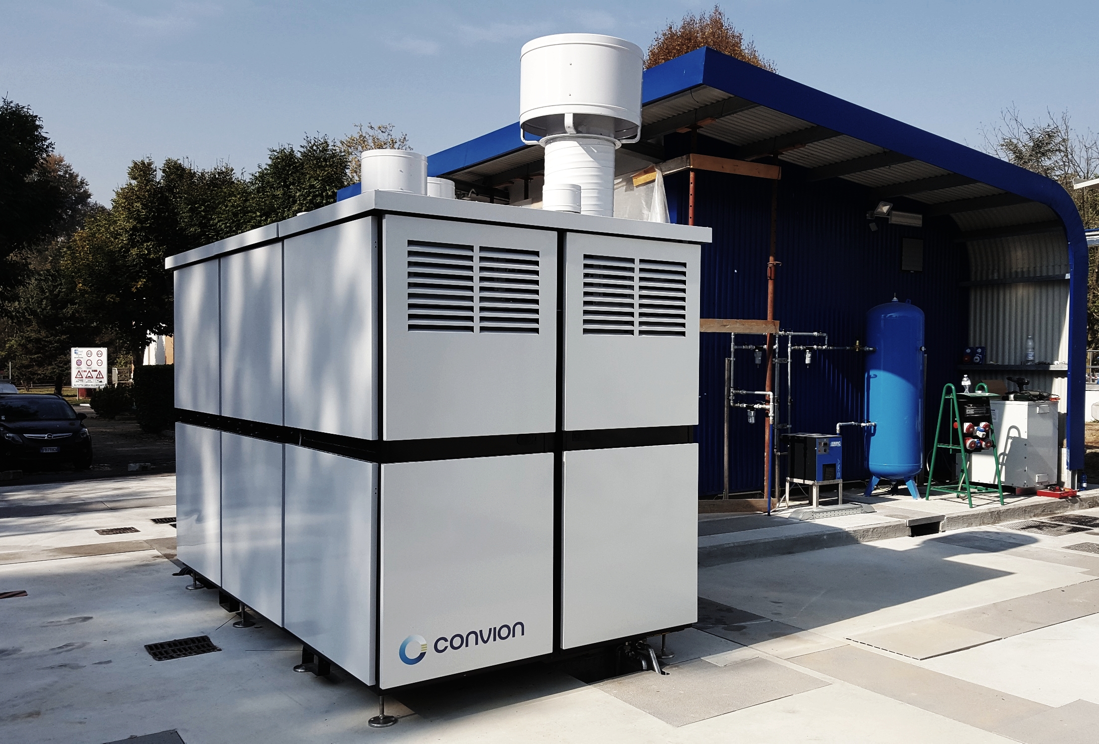 Convion C50 biogas SOFC installed at the Collegno WWTP